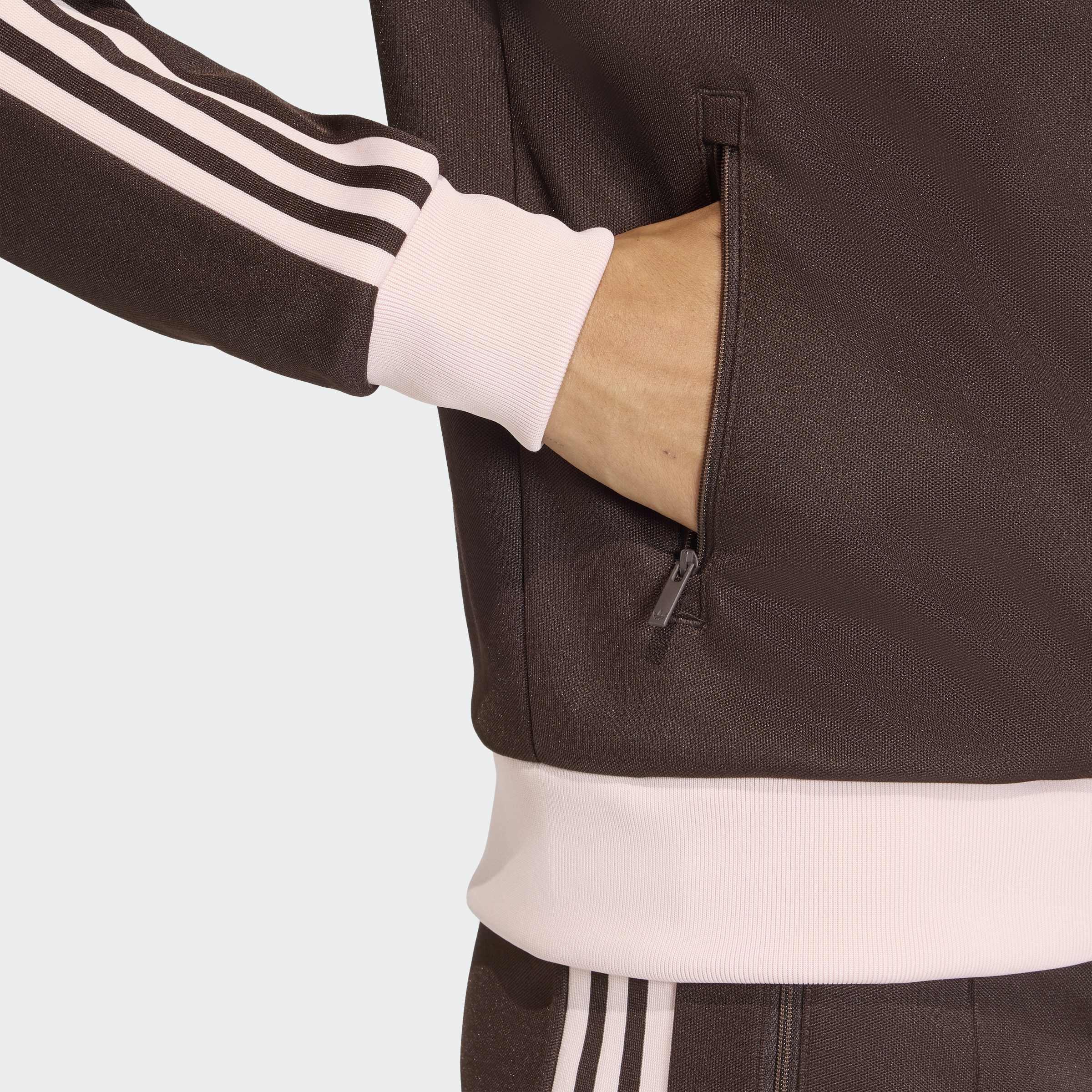 Classic Track Top, Brown, A901_ONE, large image number 3