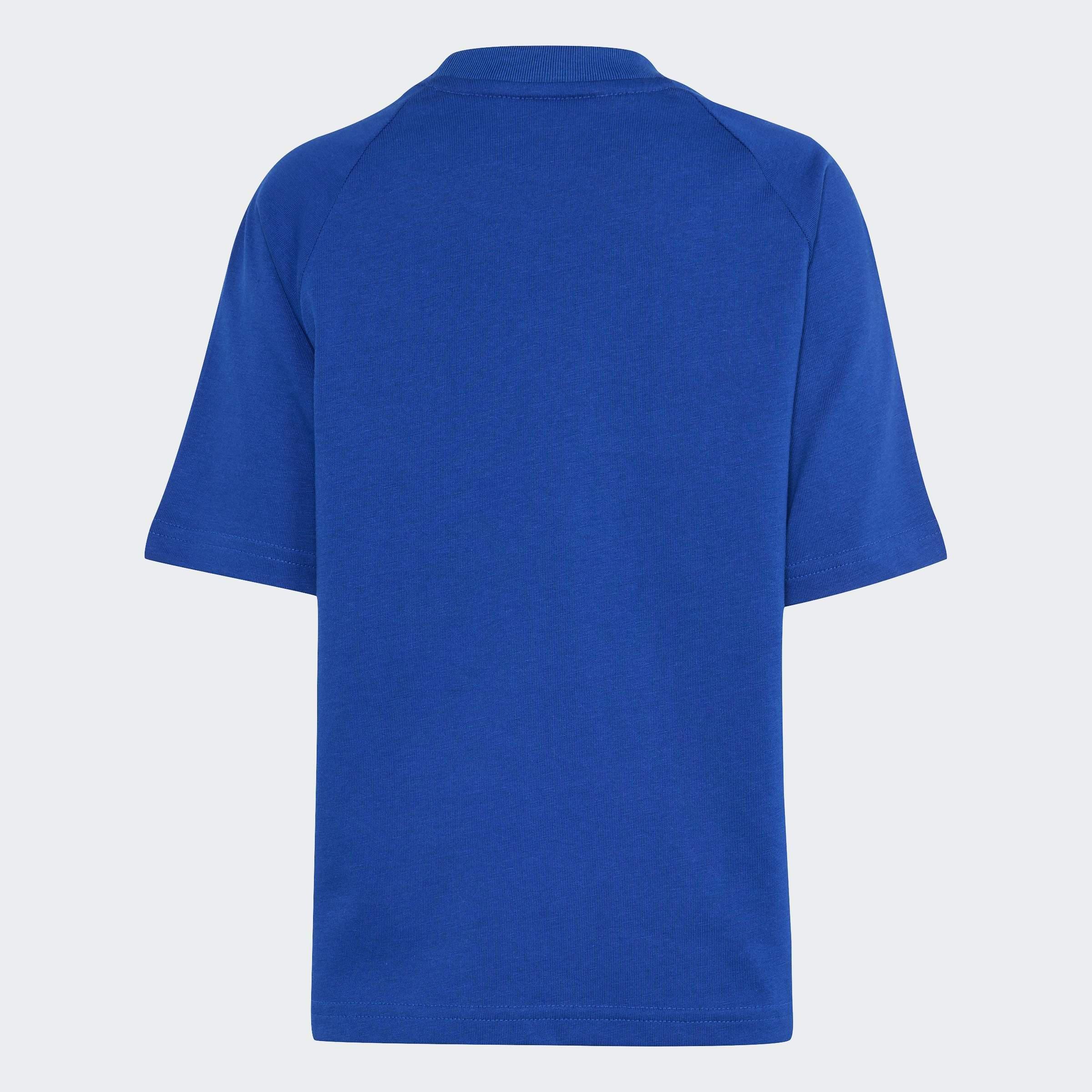Kids Unisex Trefoil Loose Short Tee Set, Blue, A901_ONE, large image number 3