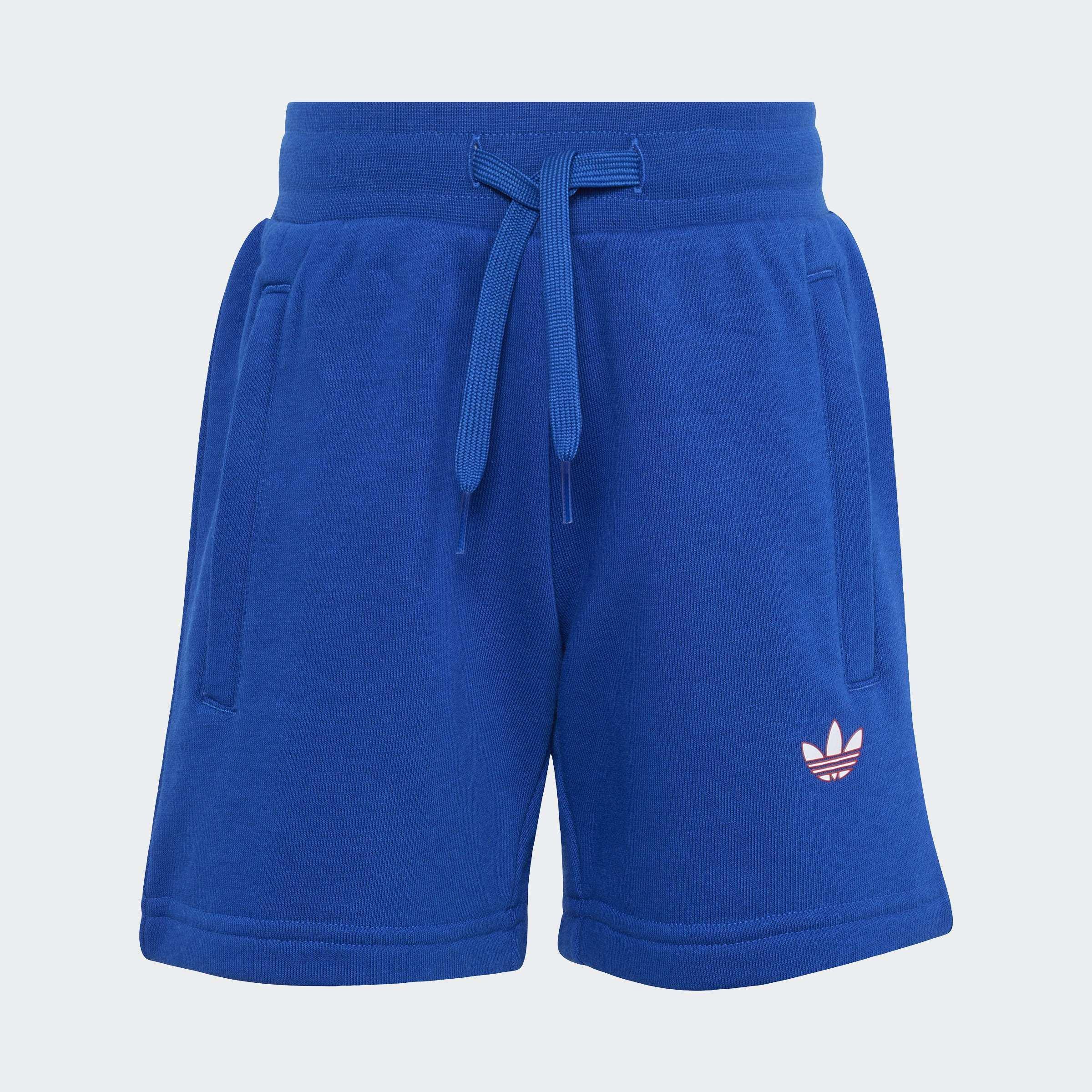 Kids Unisex Trefoil Loose Short Tee Set, Blue, A901_ONE, large image number 10