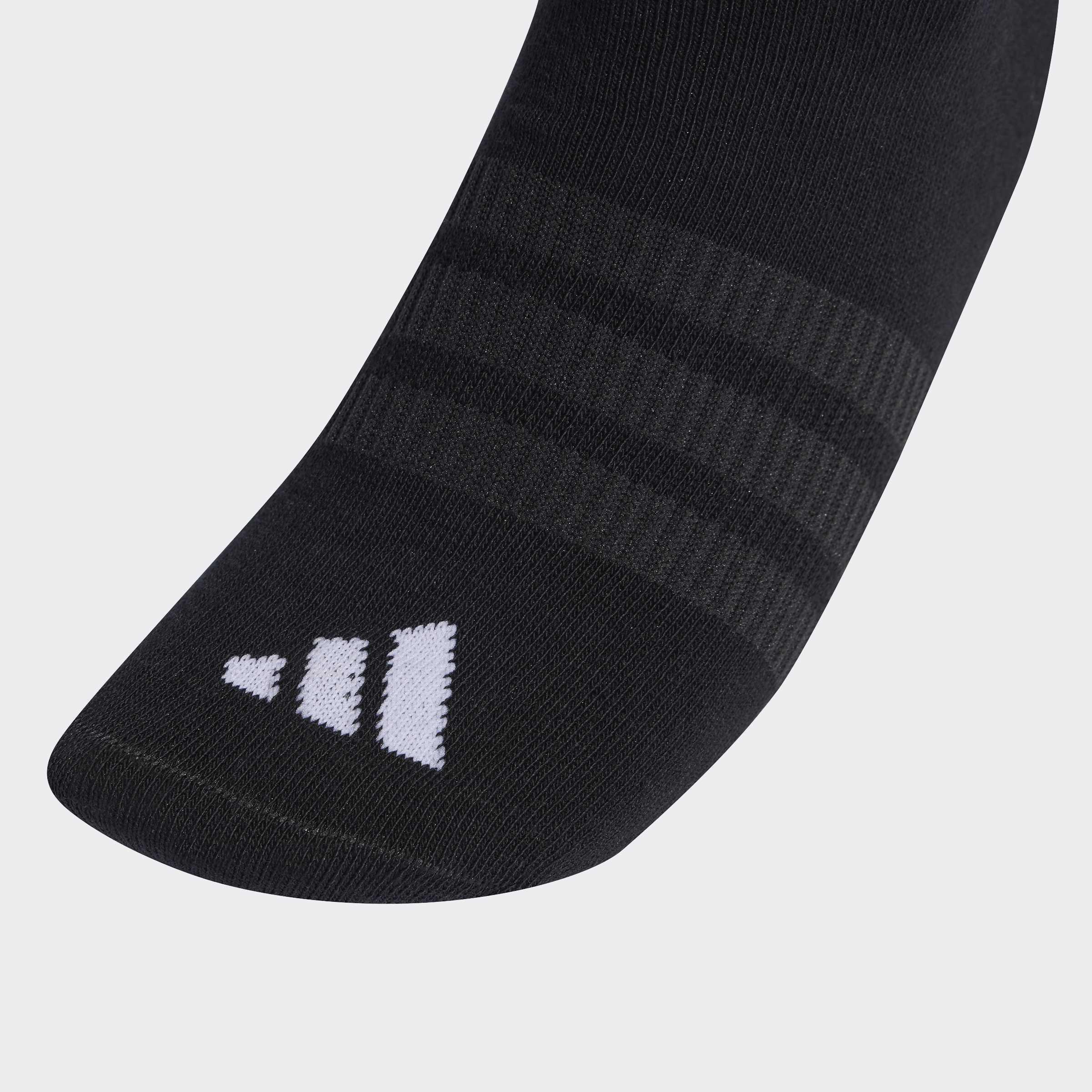 Unisex Thin&Light Sportswear No Show Socks 3 Pair Pack, Black