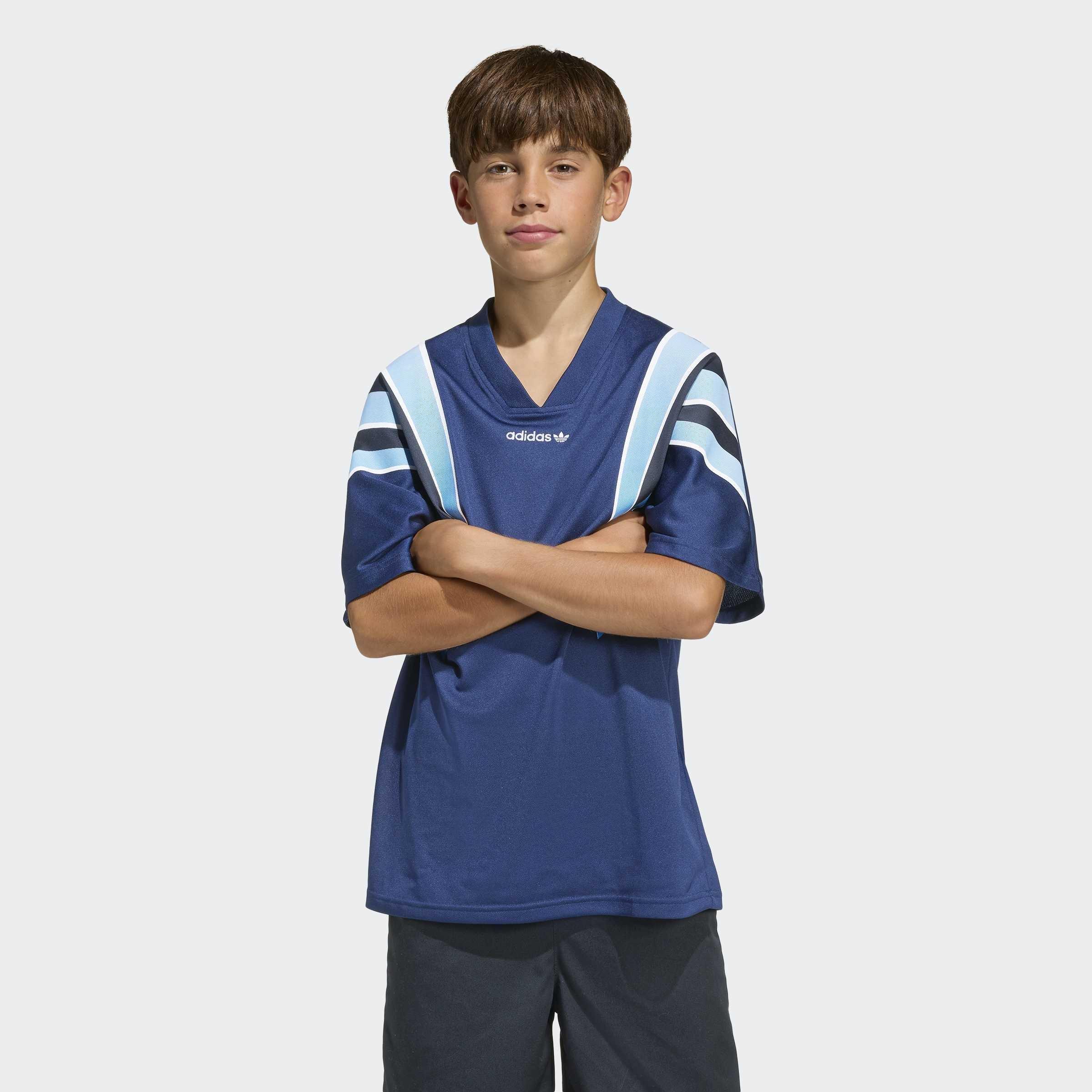 Kids Unisex Loose Batwing Santiago T-Shirt, Blue, A901_ONE, large image number 5