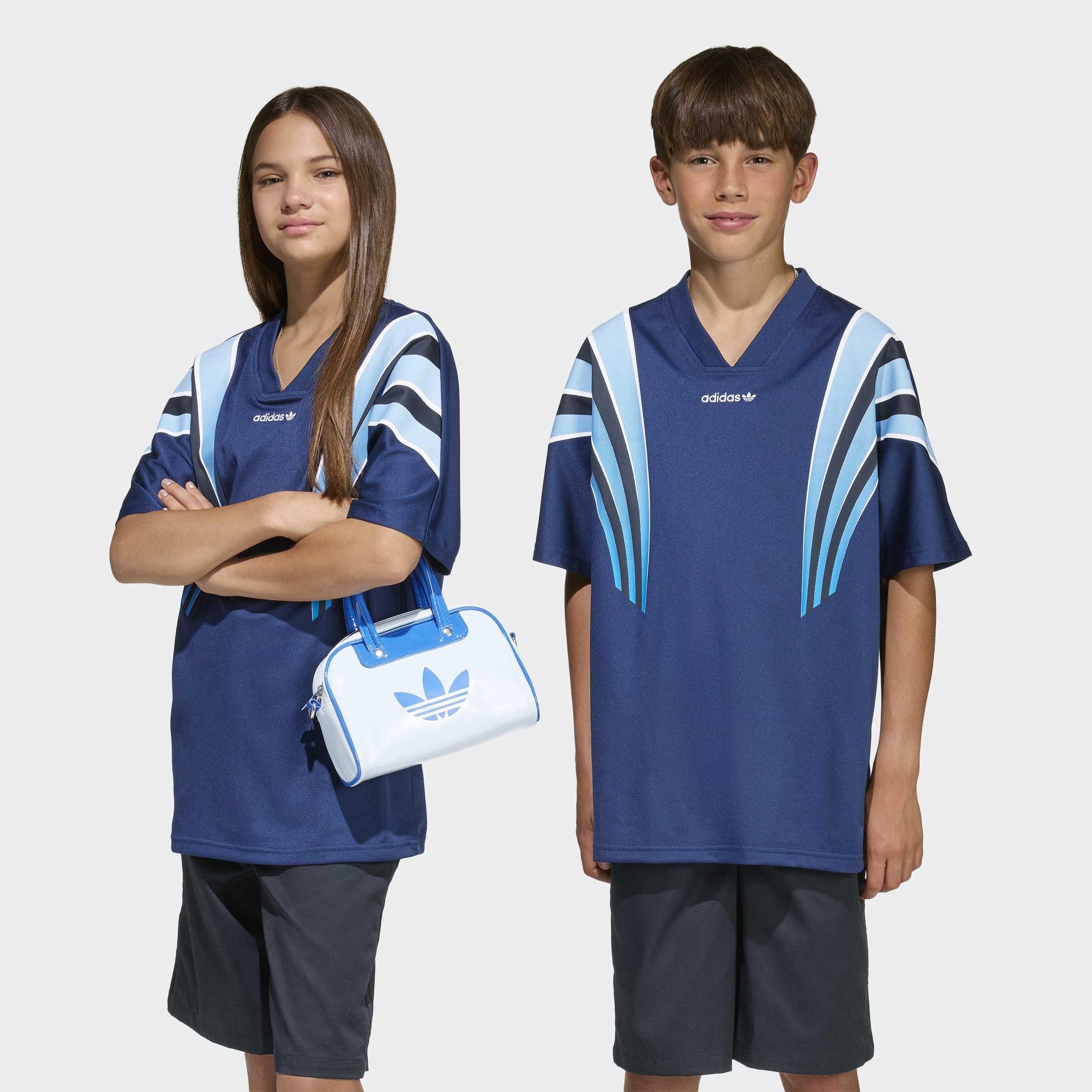 Kids Unisex Loose Batwing Santiago T-Shirt, Blue, A901_ONE, large image number 6