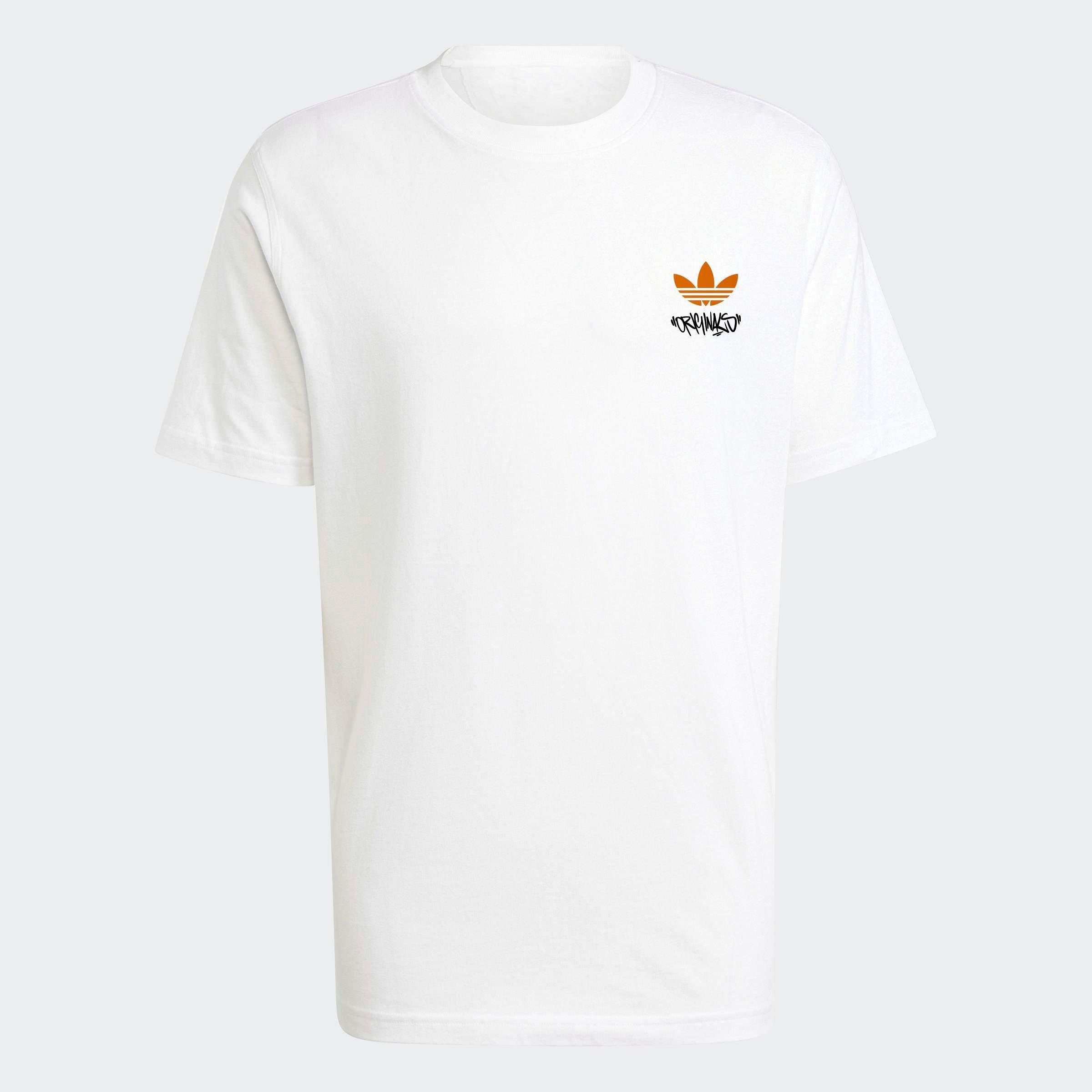 Boombox Trefoil GFX T-Shirt, White, A901_ONE, large image number 0