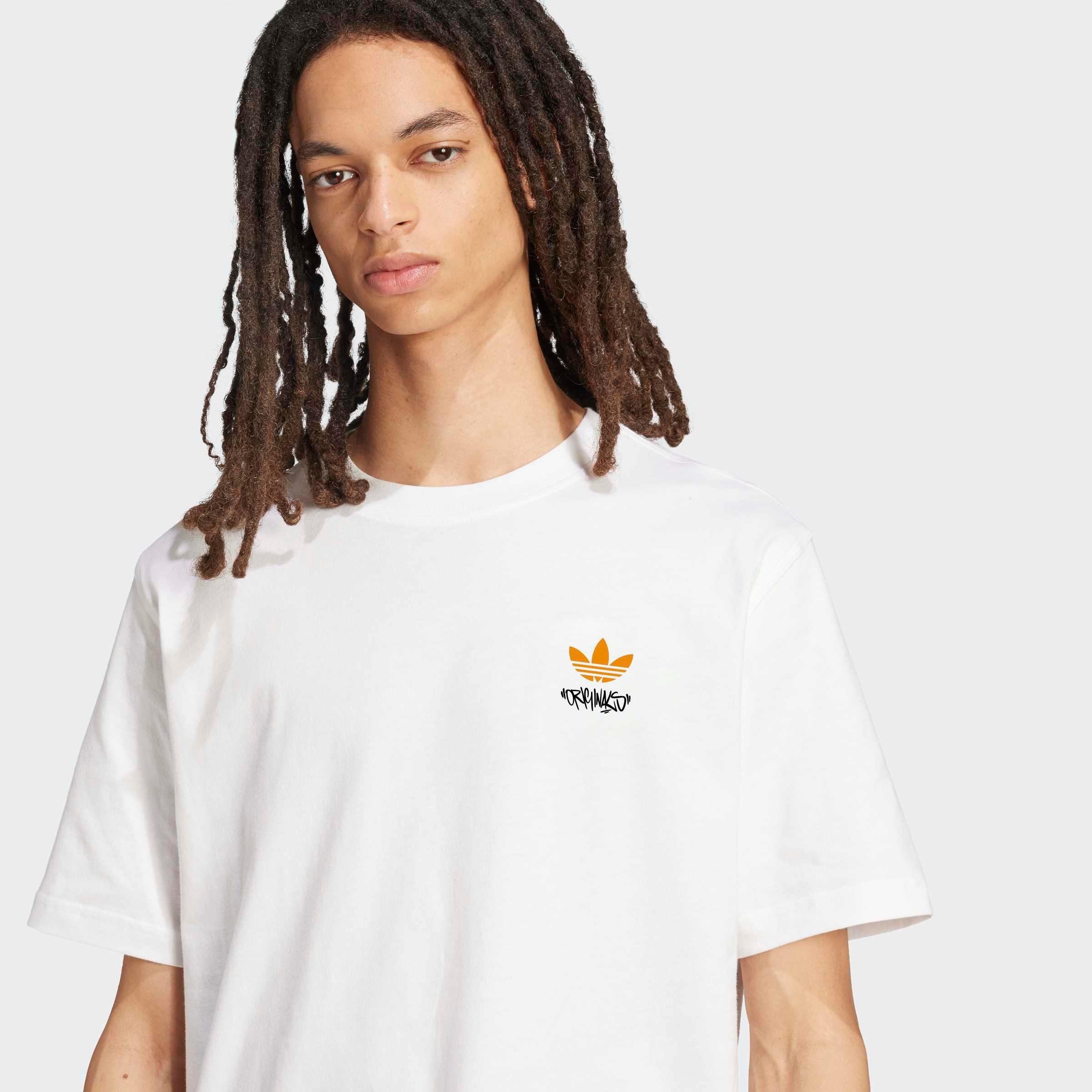 Boombox Trefoil GFX T-Shirt, White, A901_ONE, large image number 4