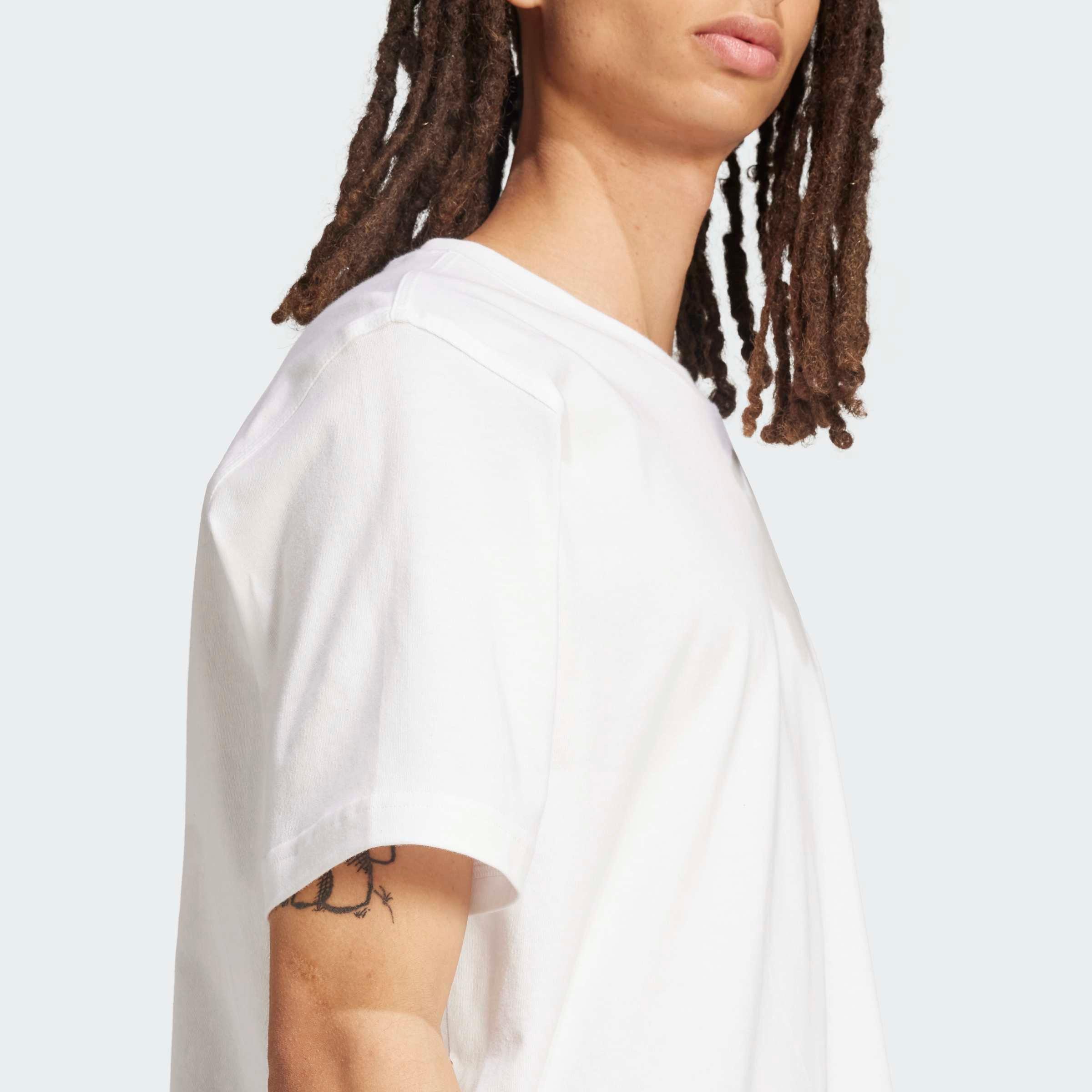 Boombox Trefoil GFX T-Shirt, White, A901_ONE, large image number 5