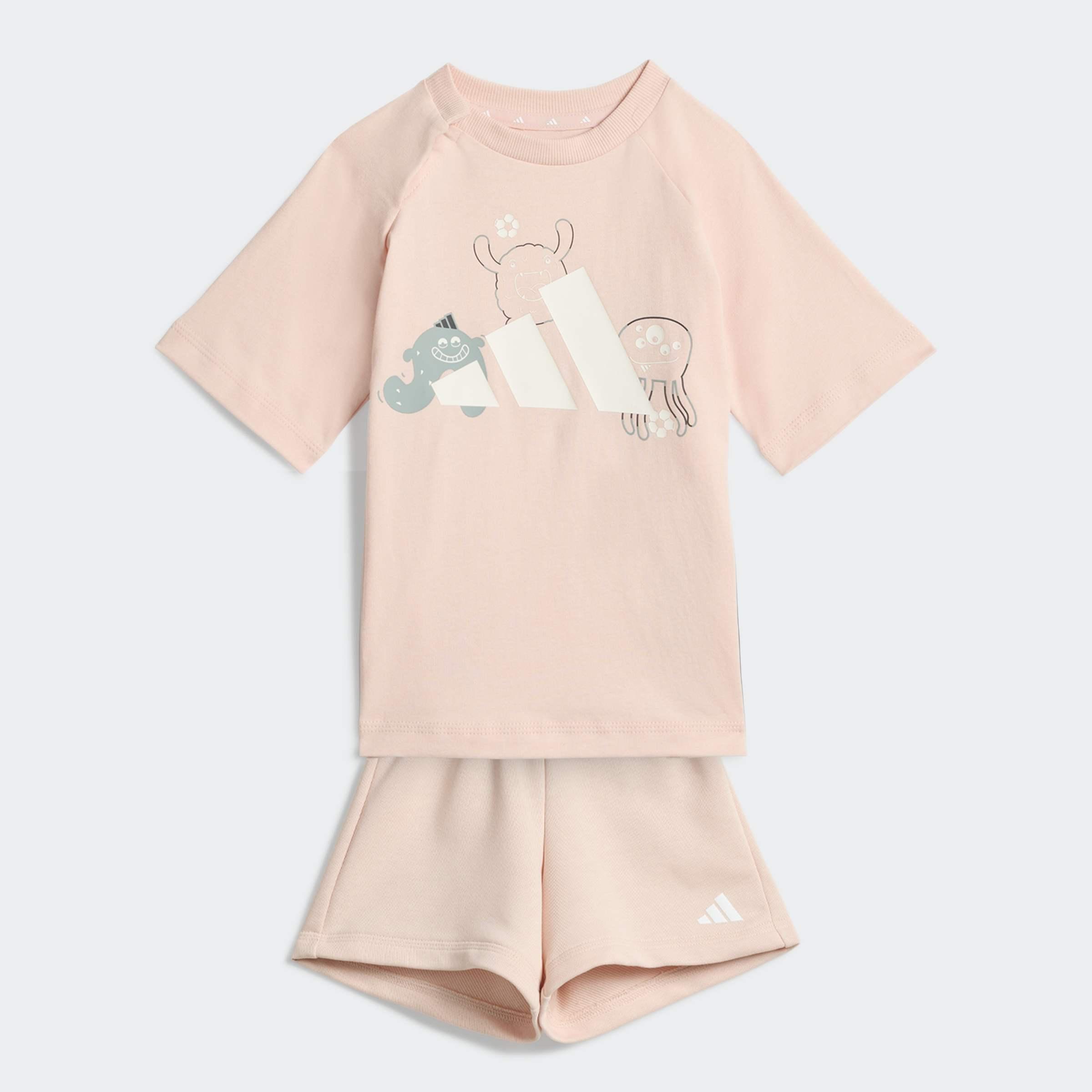 Kids Unisex TIRO_NSTER T-Shirt Set, Pink