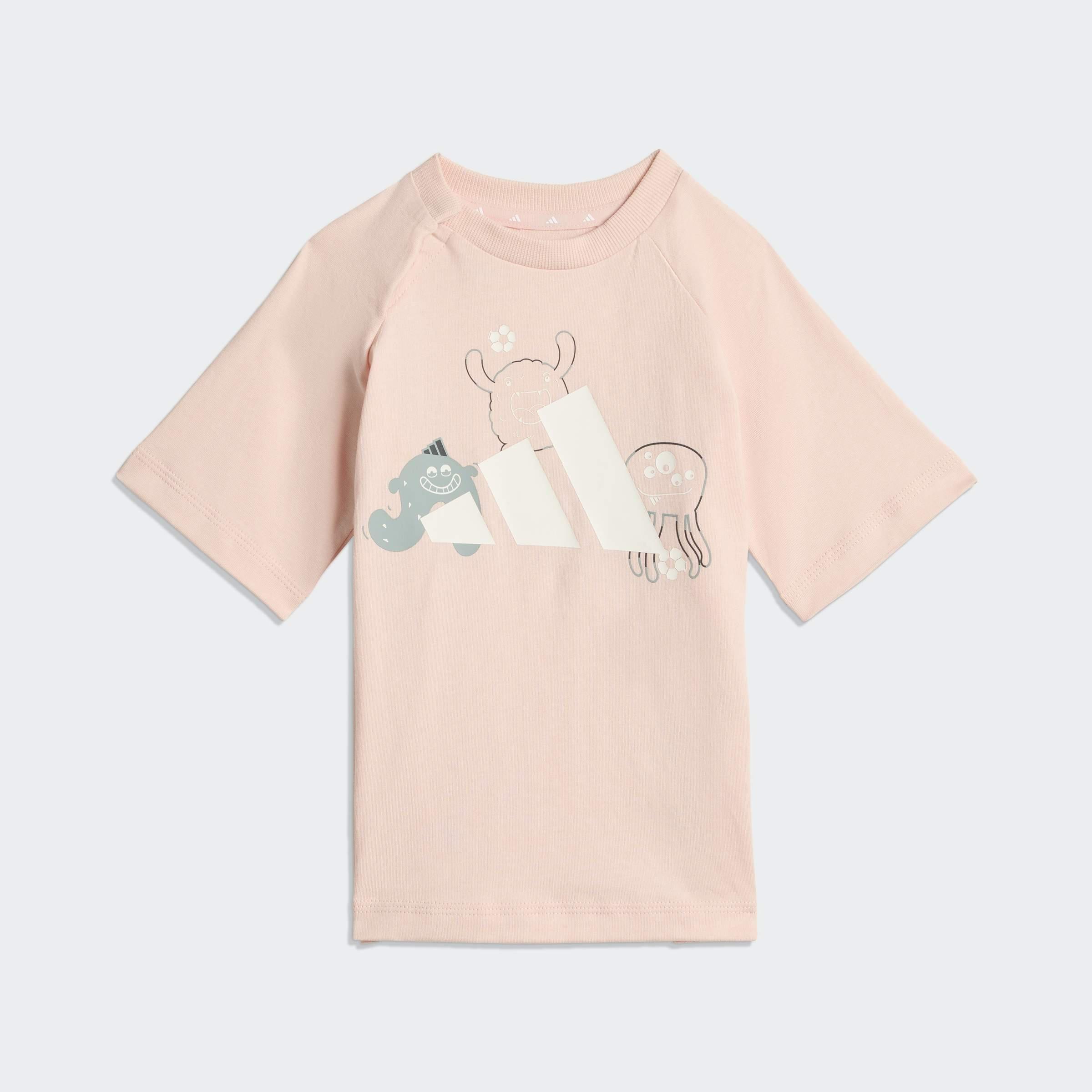 Kids Unisex TIRO_NSTER T-Shirt Set, Pink, A901_ONE, large image number 6