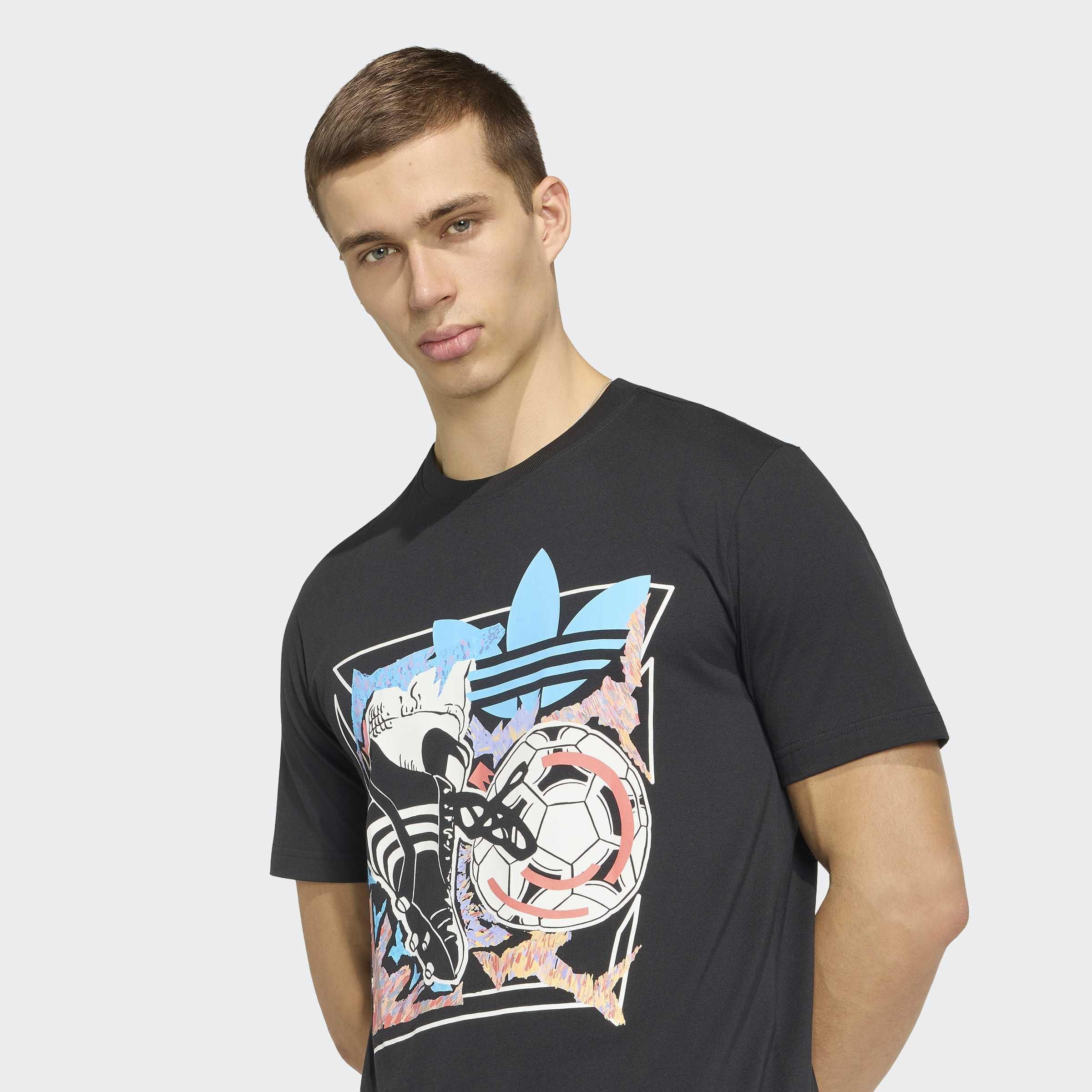 Archive Anime Football Graphic T-Shirt, Black, A901_ONE, large image number 3