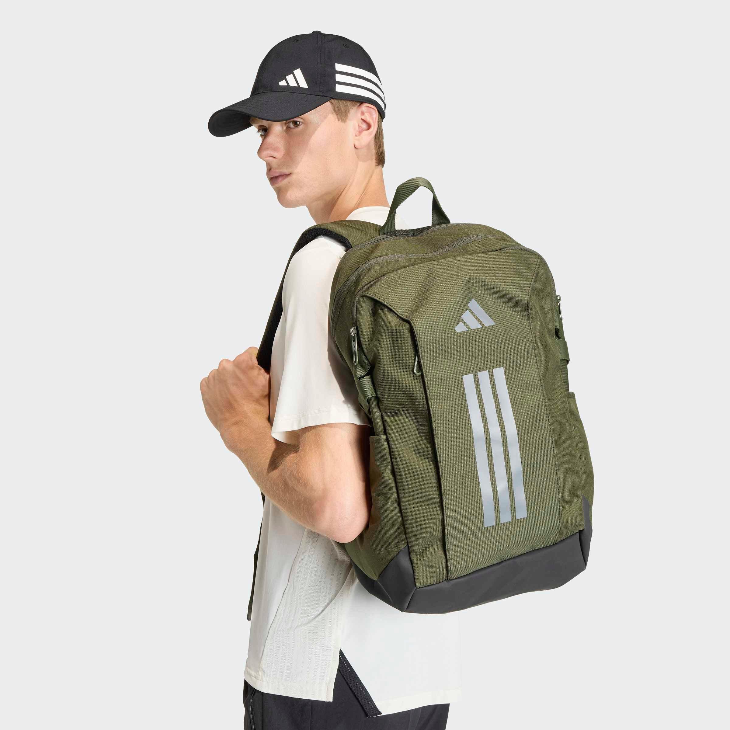 Unisex adidas Power Backpack, Green, A901_ONE, large image number 7