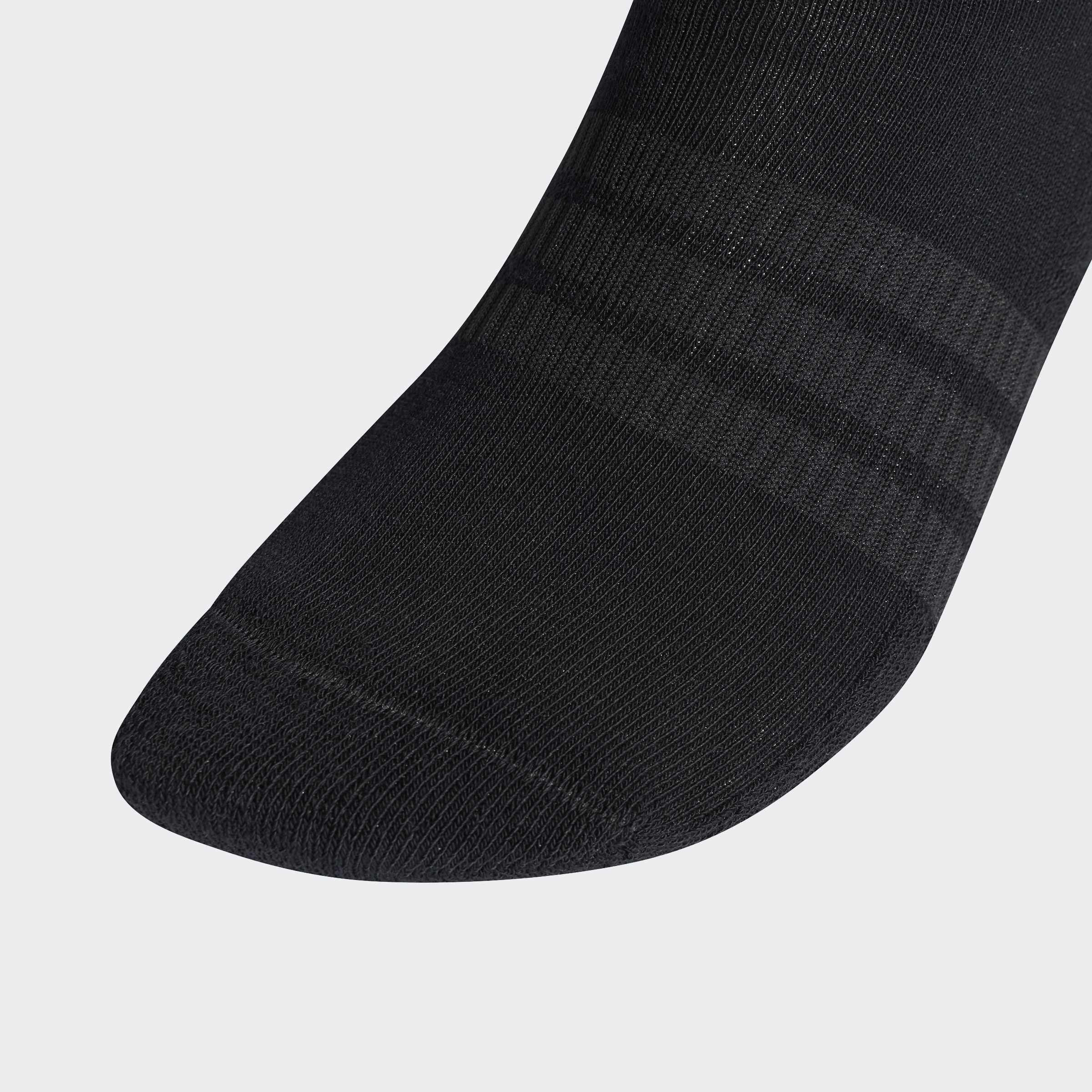 Unisex Cushioned Essentials Ankle Socks - 6 Pair Pack, Black, A901_ONE, large image number 2