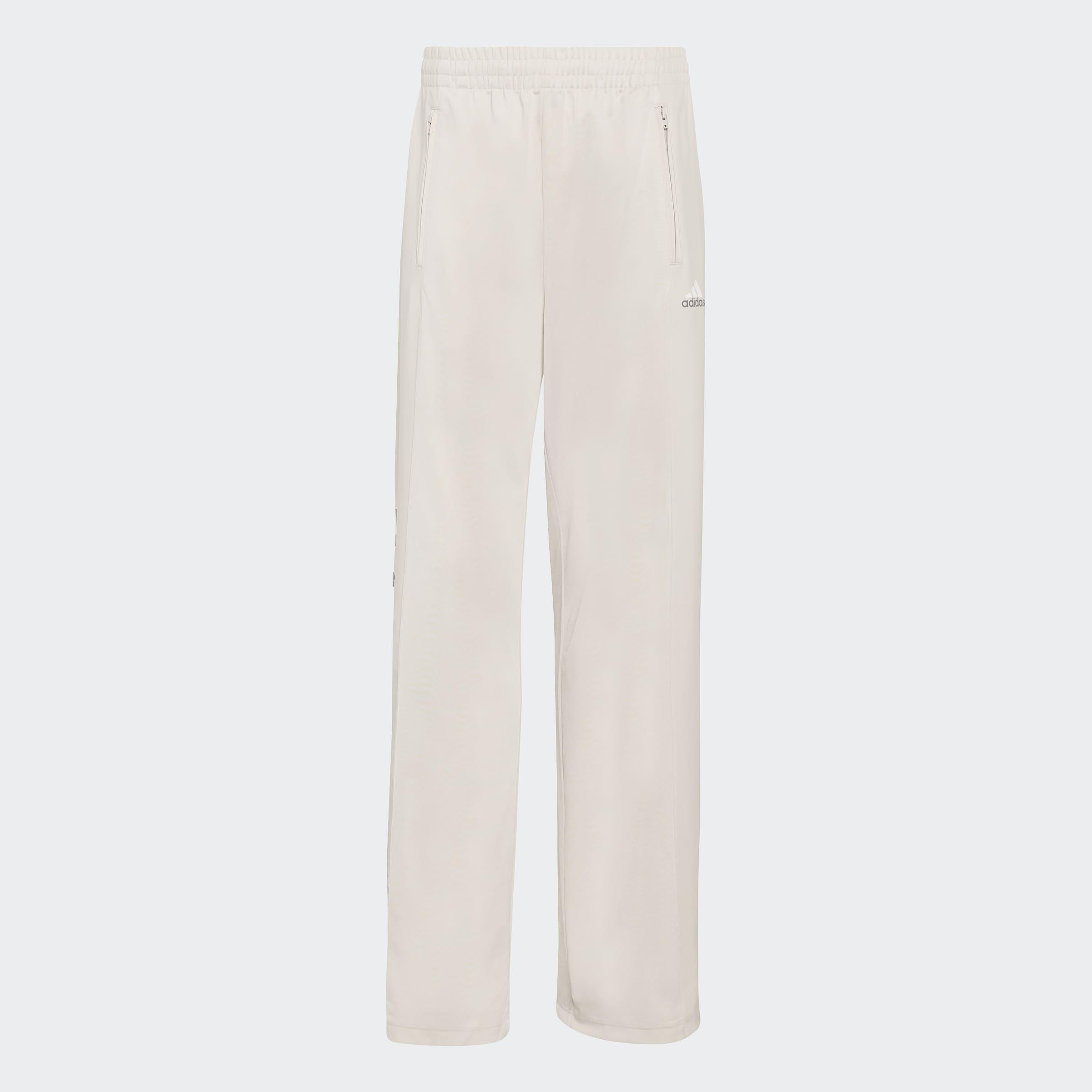 Teamgeist Faux Leather Track Tracksuit Bottoms, Beige, A901_ONE, large image number 0