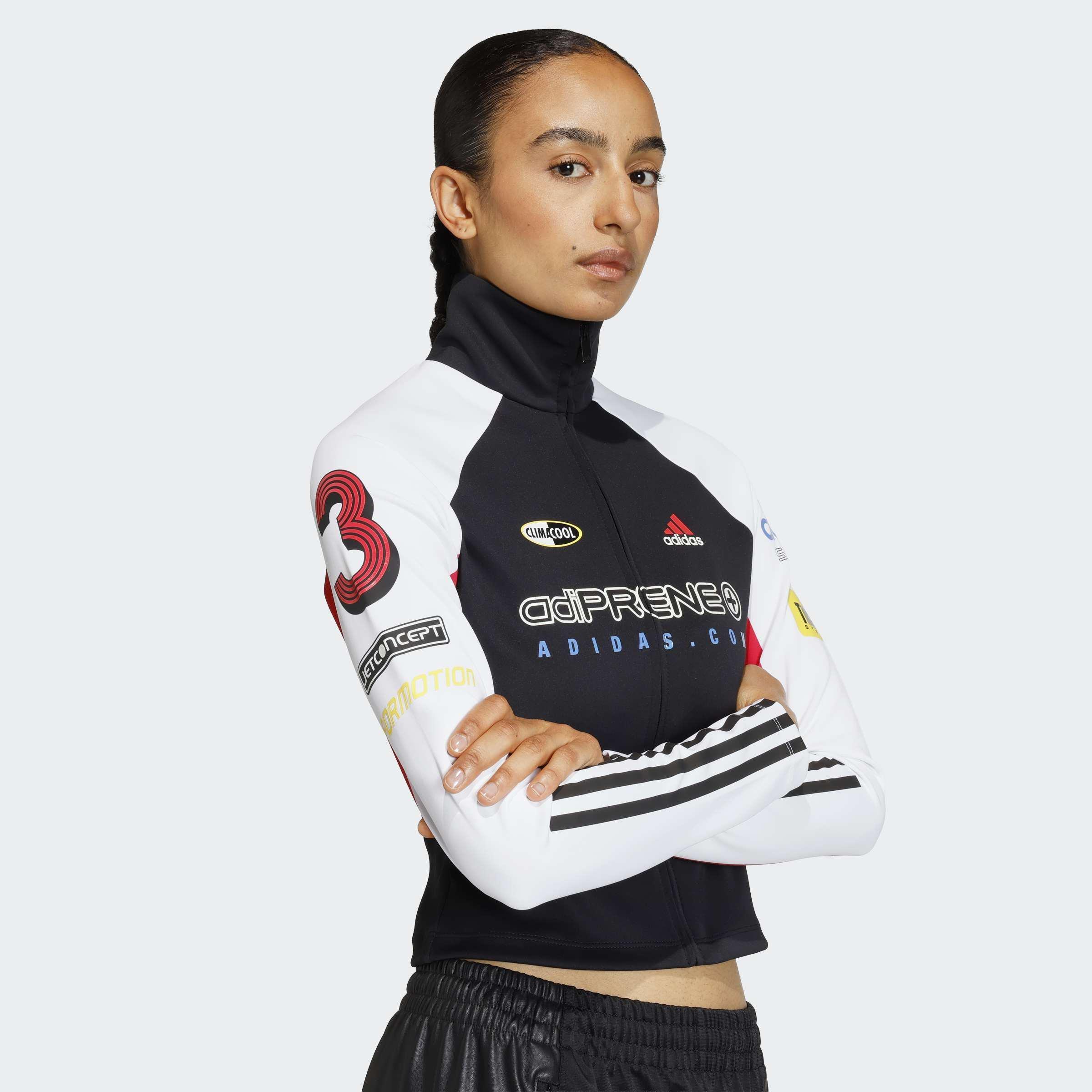 Teamgeist Slim Full Zip Long-Sleeve Top, Black, A901_ONE, large image number 2