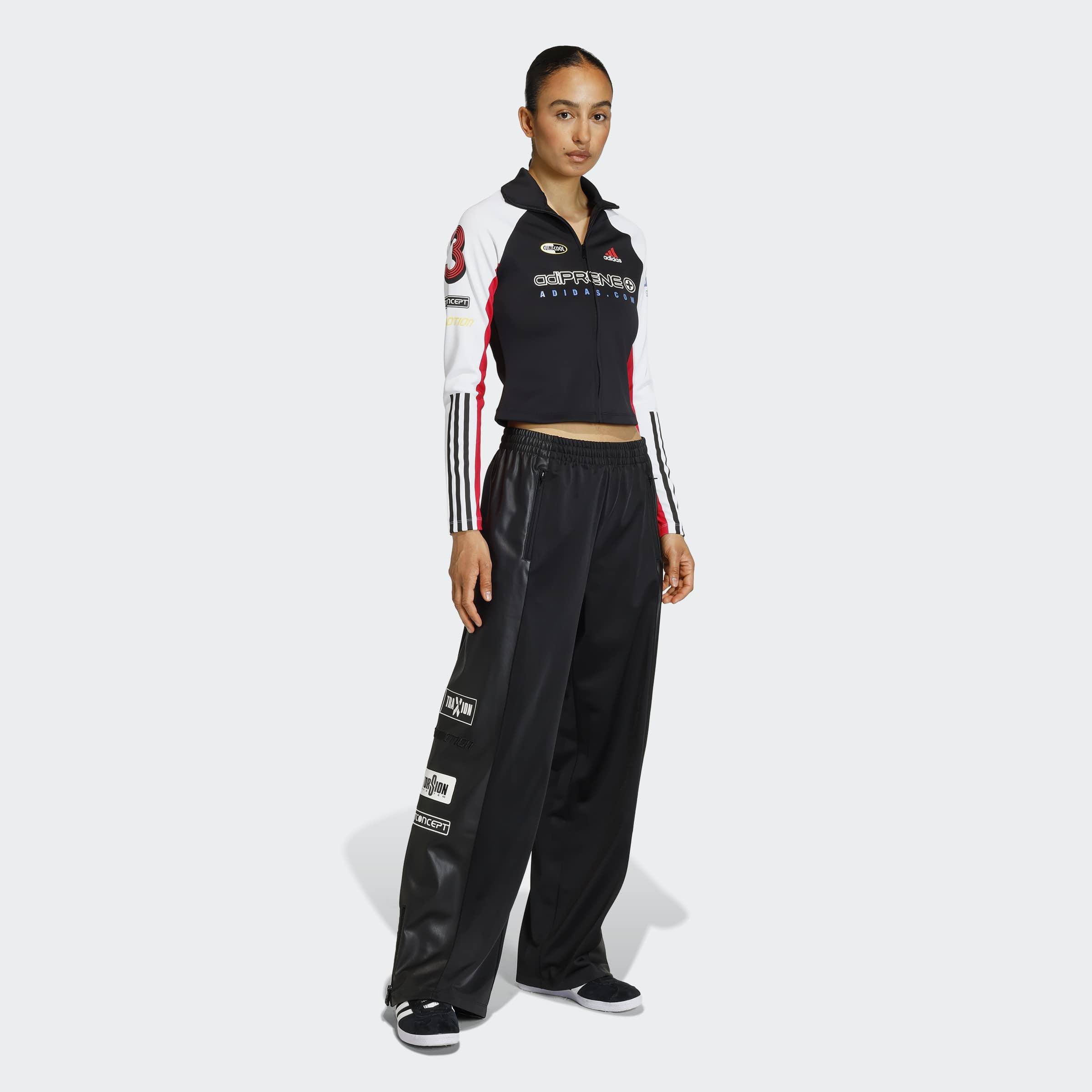 Teamgeist Slim Full Zip Long-Sleeve Top, Black, A901_ONE, large image number 4