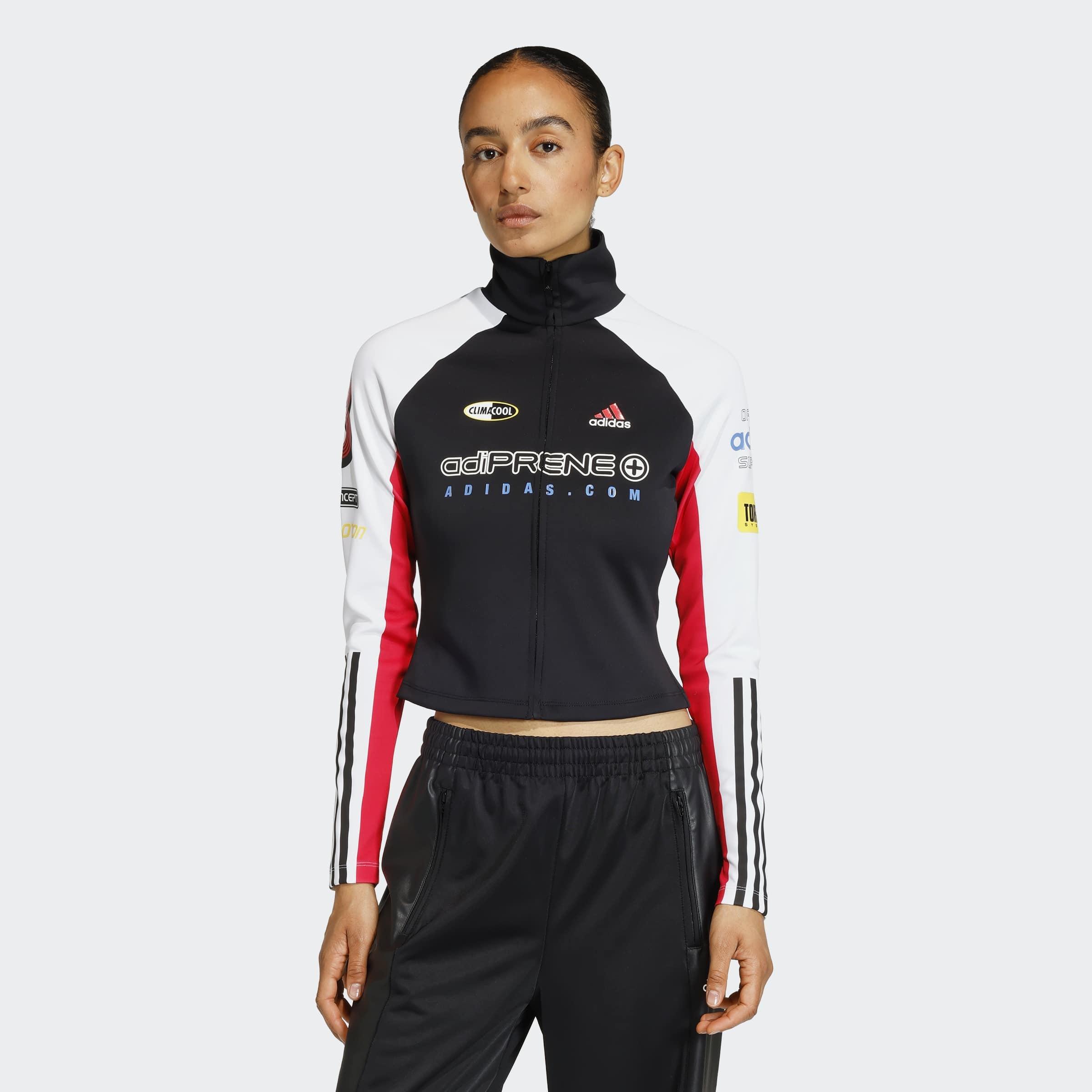 Teamgeist Slim Full Zip Long-Sleeve Top, Black, A901_ONE, large image number 5