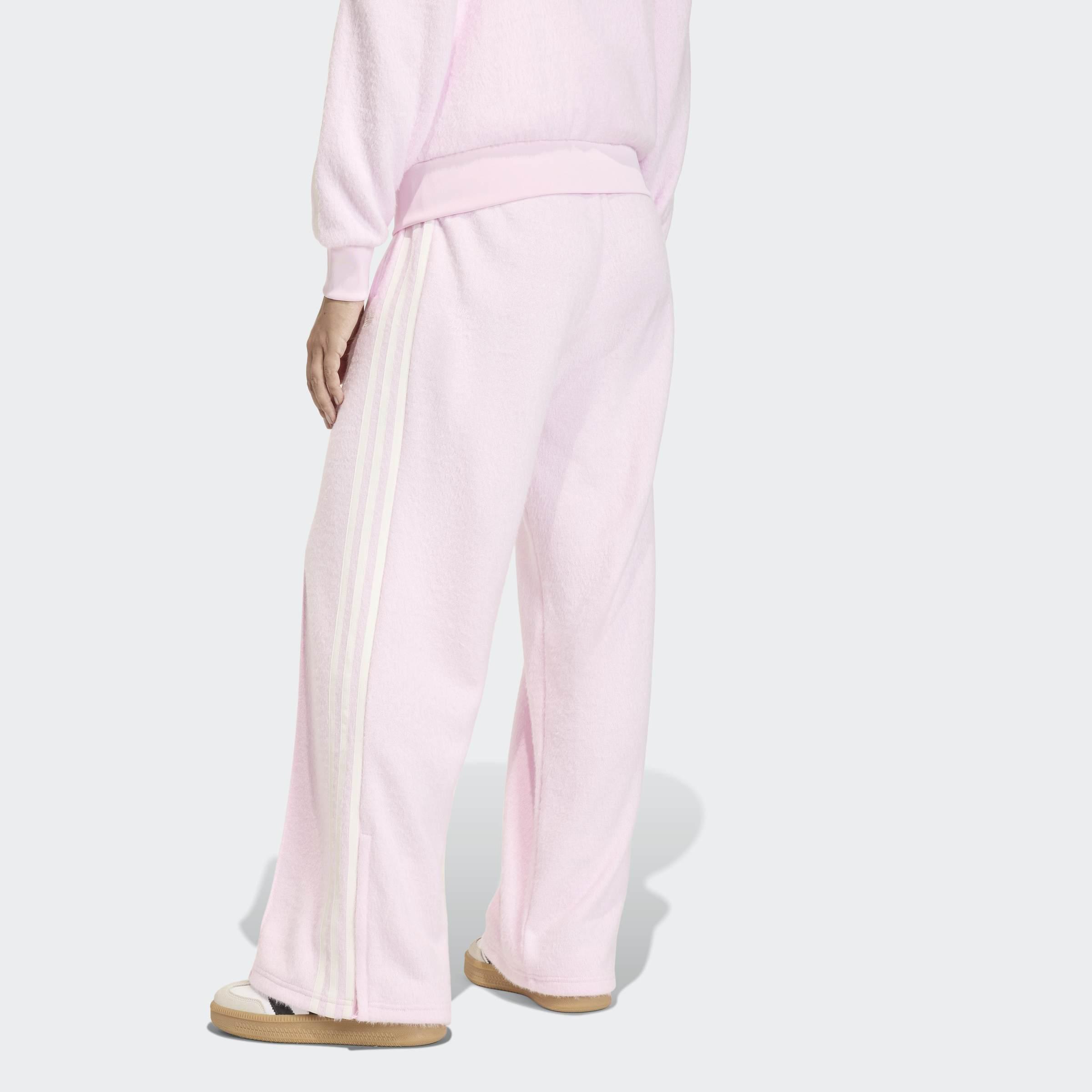 Adidas Originals Mohair Firebird Loose Track Tracksuit Bottoms, Pink, A901_ONE, large image number 1