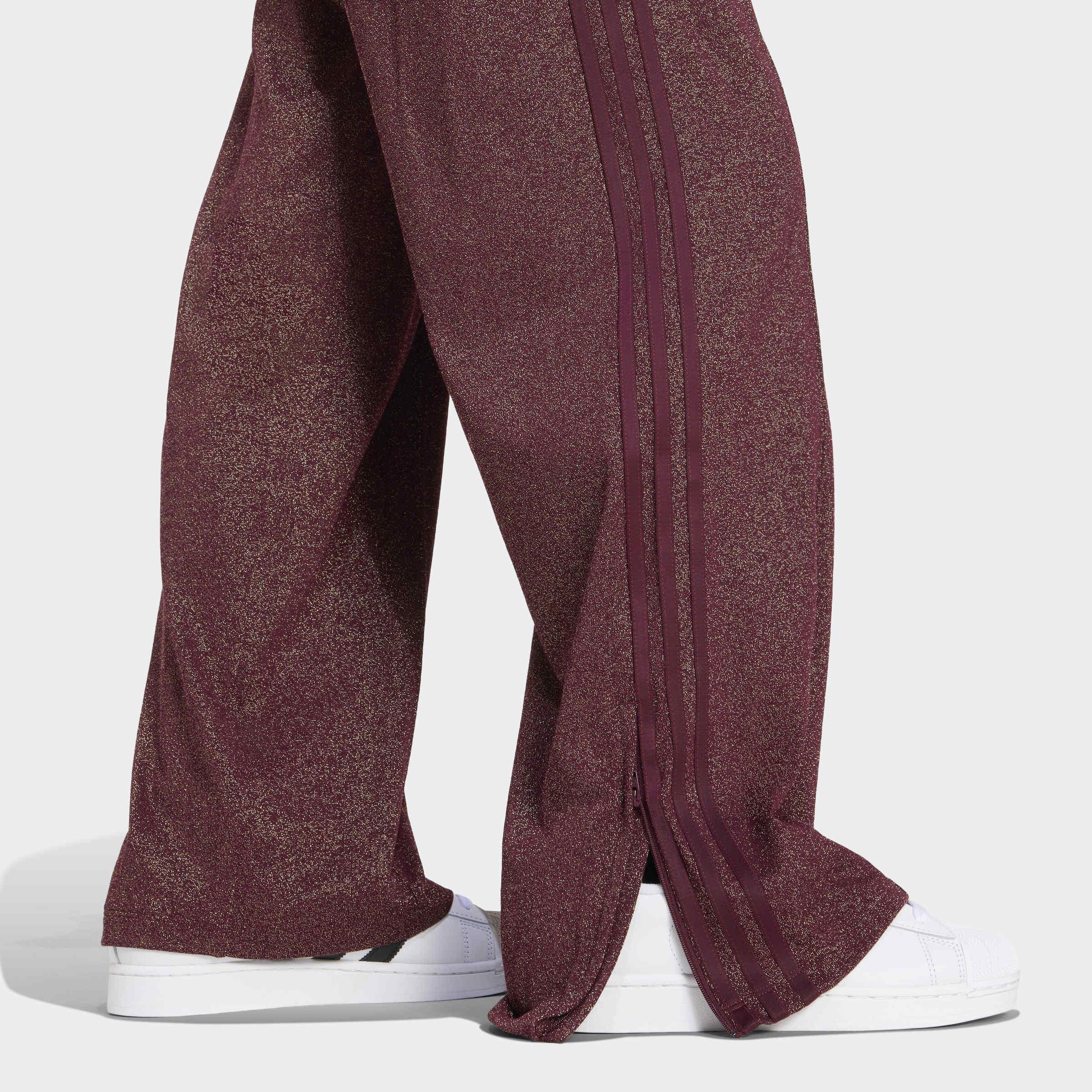 Adidas Originals Lurex Firebird Tp Trousers, Red, A901_ONE, large image number 2
