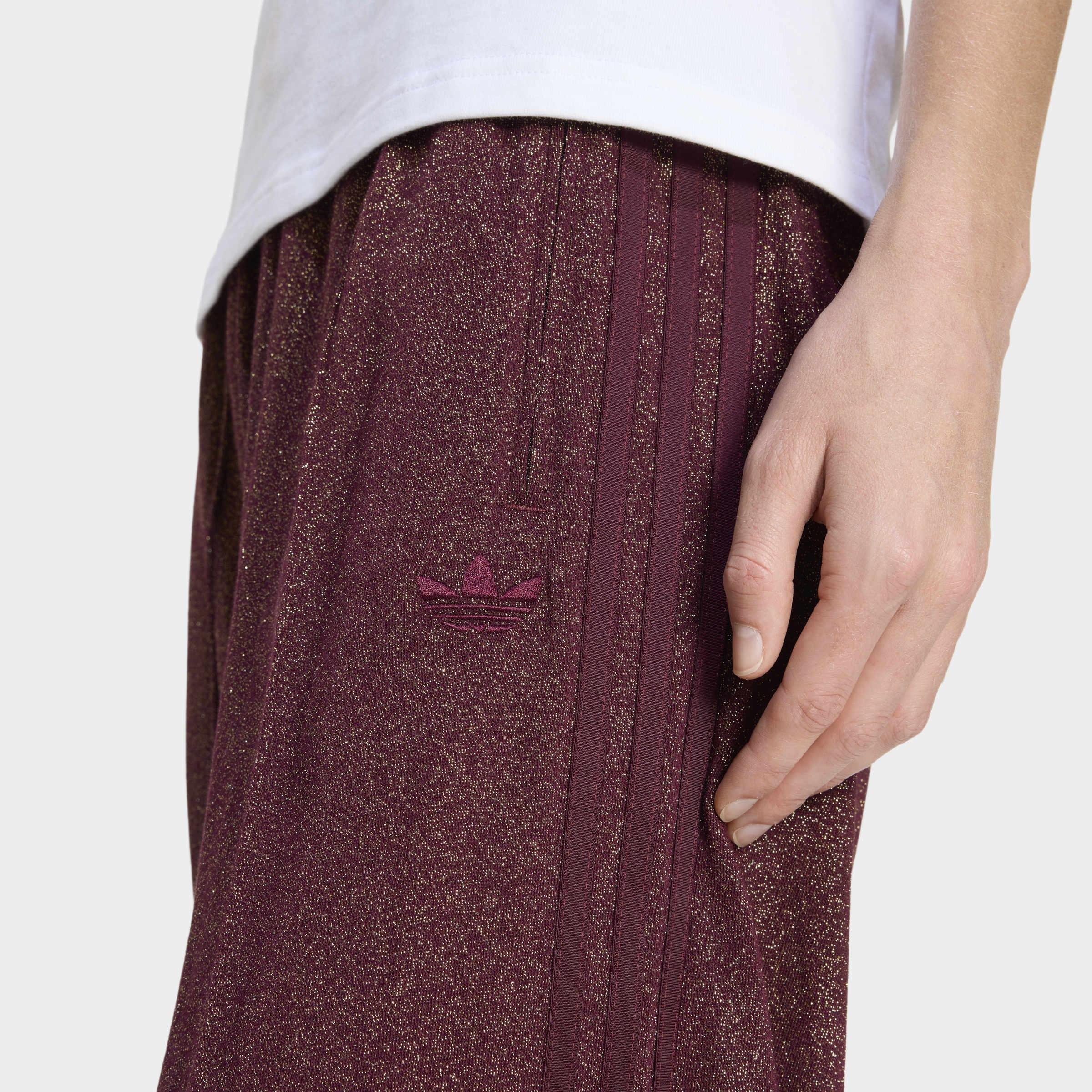 Adidas Originals Lurex Firebird Tp Trousers, Red, A901_ONE, large image number 3