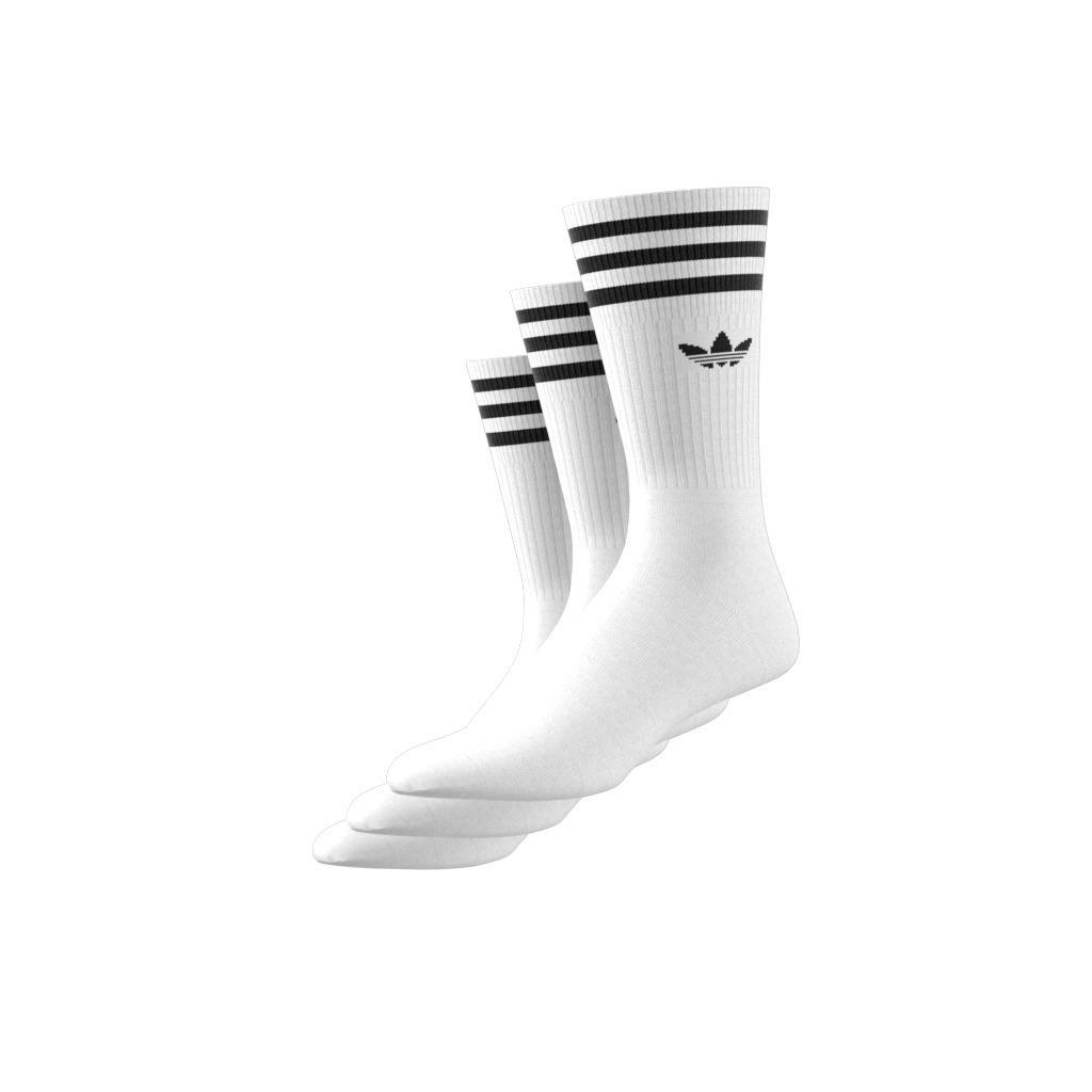 Unisex Crew Socks 3 Pairs, White, A901_ONE, large image number 5