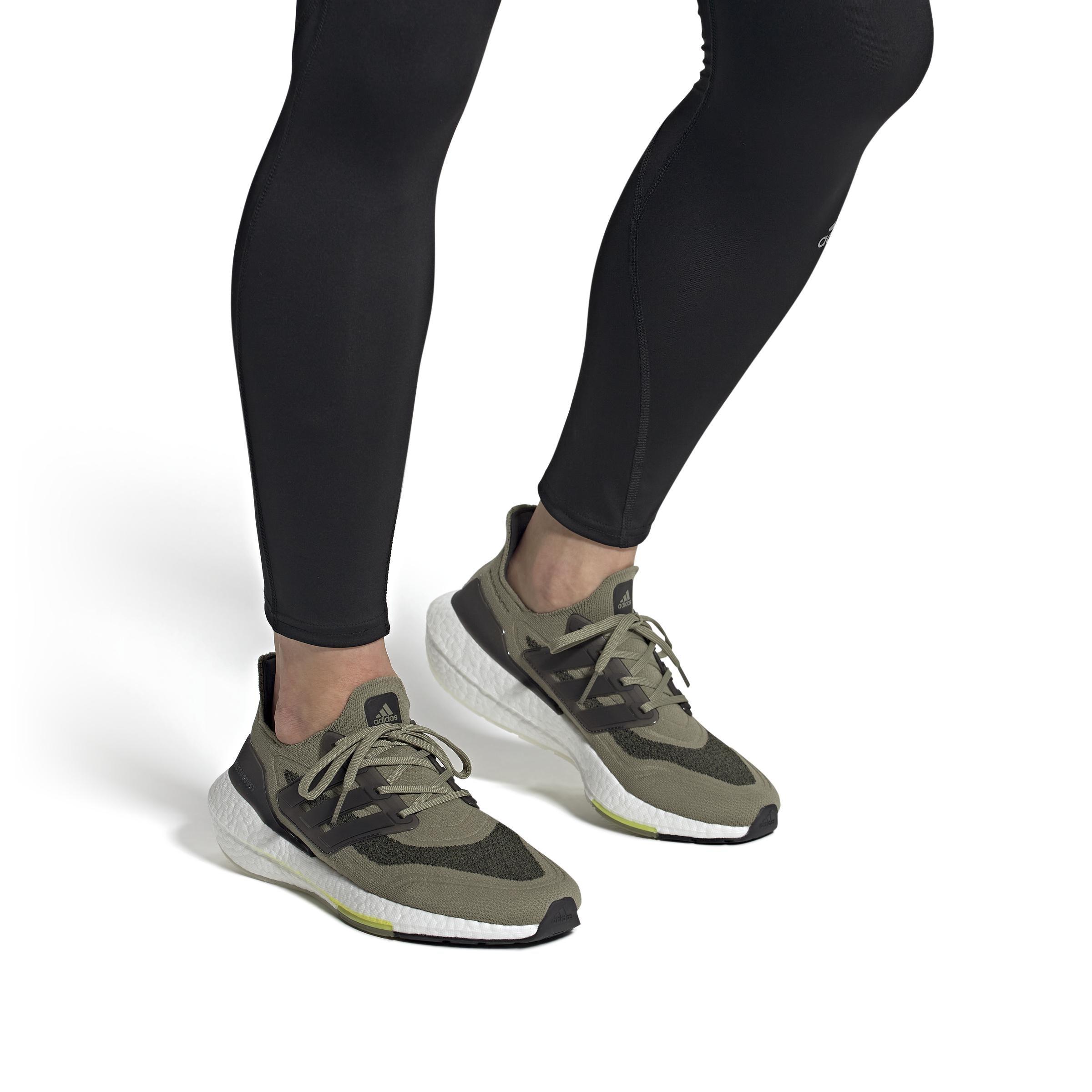 Ultraboost 21 Shoes, Green, A901_ONE, medium