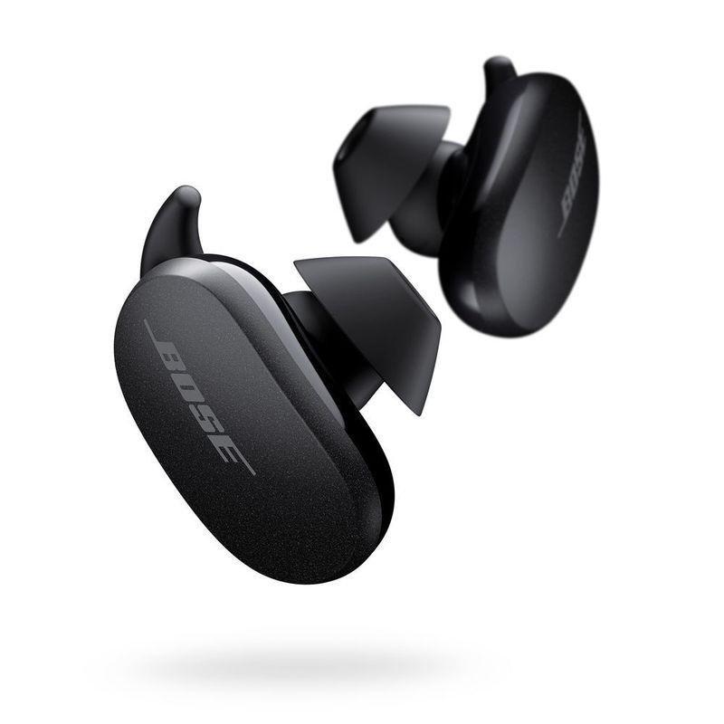 Bose Quietcomfort Earbuds True Wireless Noise Cancelling Earphones, Triple Black, B501_000, large image number 0