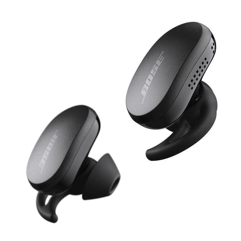 Bose Quietcomfort Earbuds True Wireless Noise Cancelling Earphones, Triple Black, B501_000, large image number 1