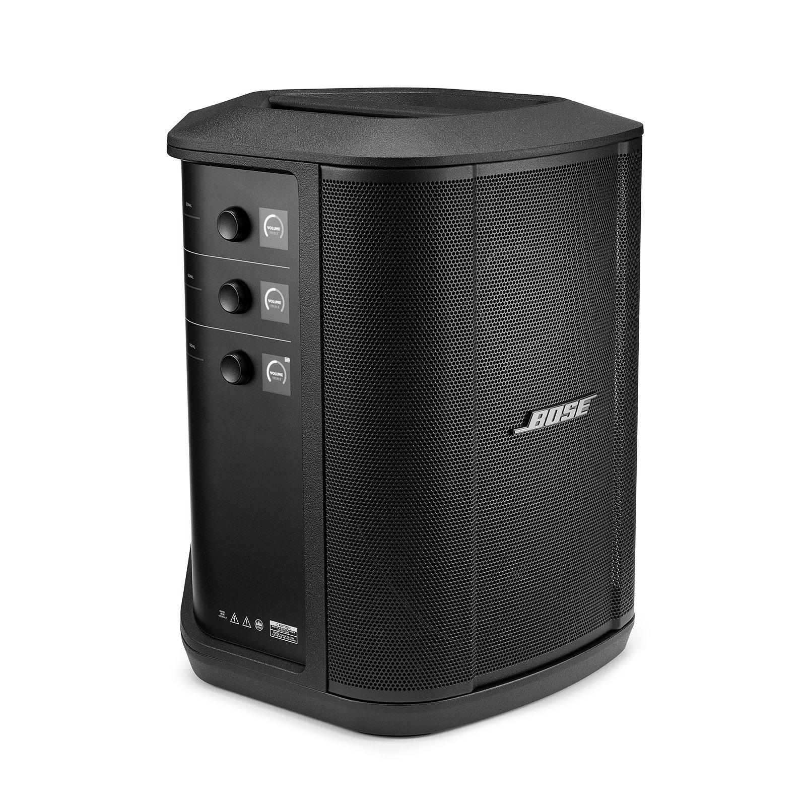 Bose - Bose S1 Pro+ All-in-one Powered Portable Bluetooth Speaker Wireless PA System 230V (UK), Black