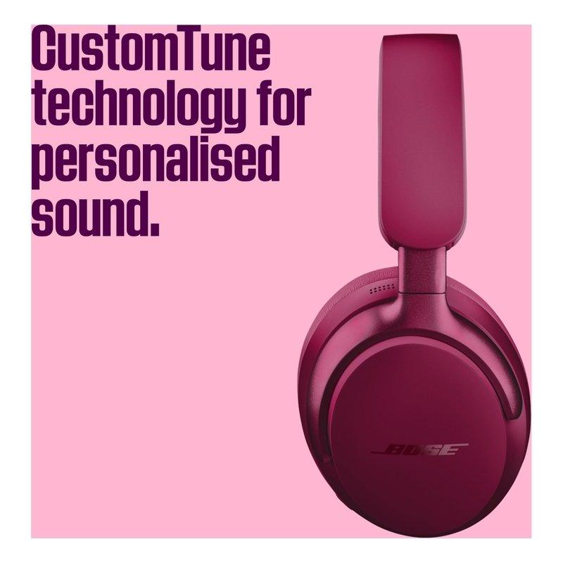 Bose QuietComfort Ultra Wireless Noise Cancelling Headphones, Deep Plum, B501_000, large image number 5