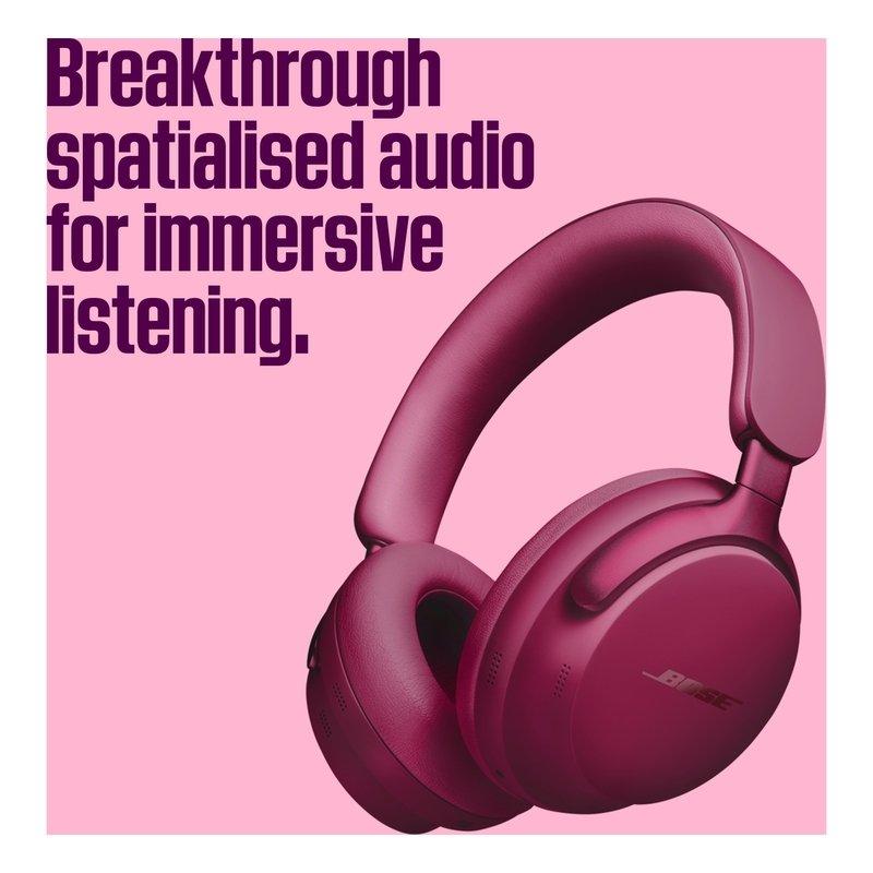 Bose QuietComfort Ultra Wireless Noise Cancelling Headphones, Deep Plum, B501_000, large image number 6