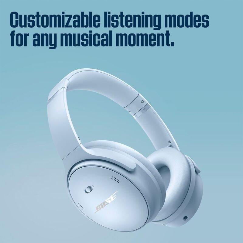 Bose Quietcomfort Over-Ear Active Noise Cancelling Headphones, Smoke Blue, B501_000, large image number 11