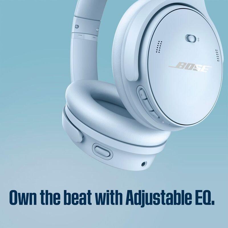 Bose Quietcomfort Over-Ear Active Noise Cancelling Headphones, Smoke Blue, B501_000, large image number 12