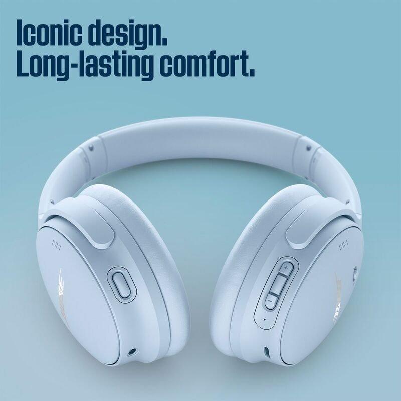 Bose Quietcomfort Over-Ear Active Noise Cancelling Headphones, Smoke Blue, B501_000, large image number 13