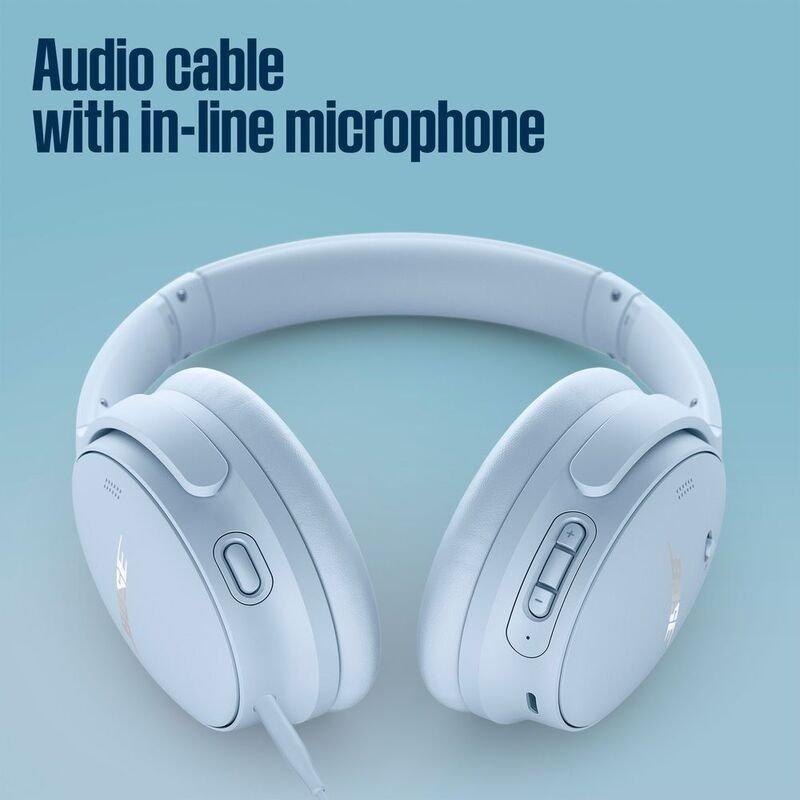 Bose Quietcomfort Over-Ear Active Noise Cancelling Headphones, Smoke Blue, B501_000, large image number 14