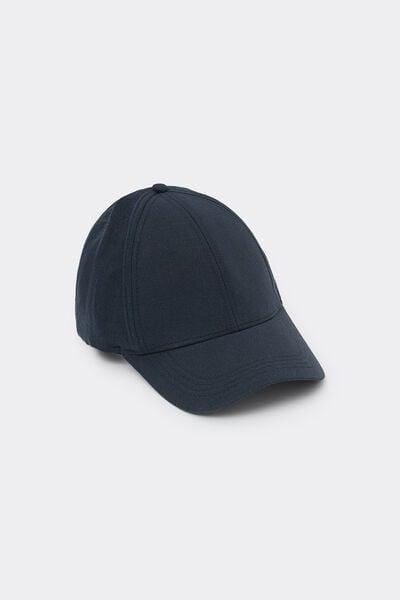 Blue Canvas Cap, B601_884J, large image number 0
