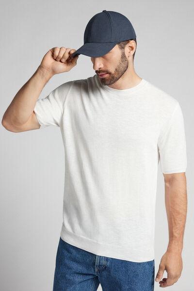 Blue Canvas Cap, B601_884J, large image number 0