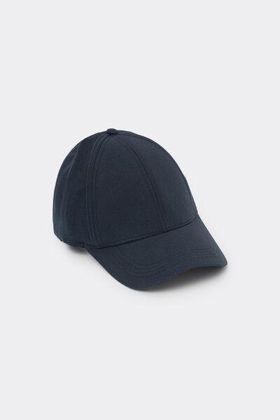 Blue Canvas Cap, B601_884J, large image number 1