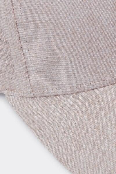 Beige Canvas Cap, B601_917I, large image number 2