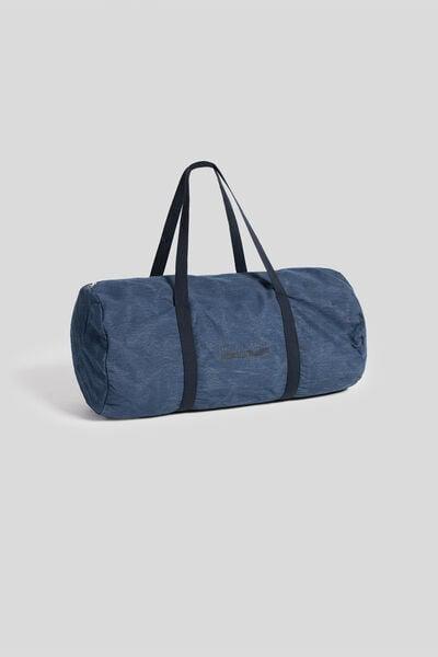 Blue Gas Washed Collection Foldaway Bag, B601_354J, large image number 1