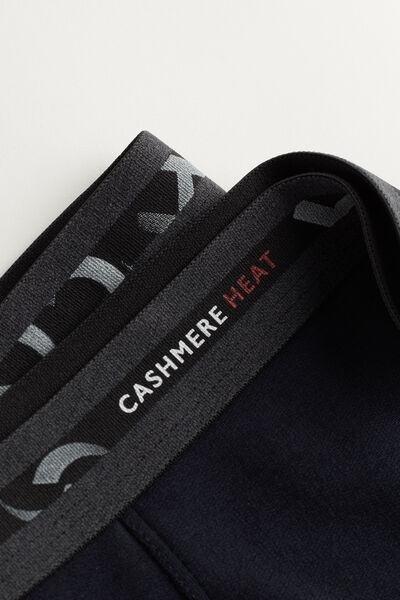 Blue Modal Cashmere Leggings, Midnight Blue, large image number 4