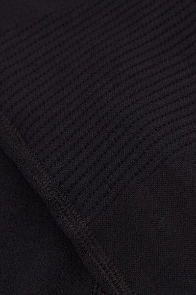 Black Technical Sports Leggings, Black, large image number 4