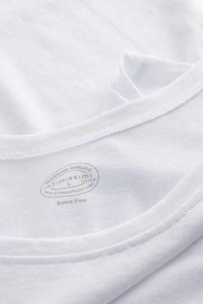 White Round-Neck Vest Top, , large image number 4