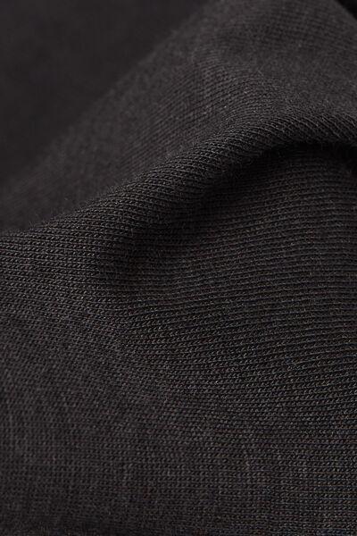 Black V-Neck Superior Cotton Vest Top, , large image number 4