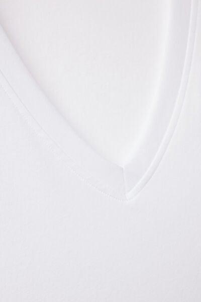 White Wide Strap Sleeveless Camisole, , large image number 4