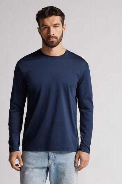 Navy Long-Sleeved Top, , large image number 1