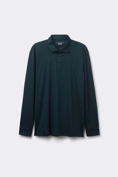 Green Mercerised Premium Cotton Polo Shirt, B601_132J, large image number 2