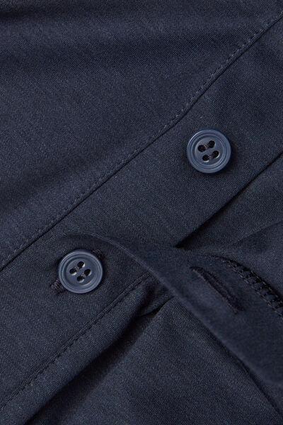 Blue Cotton Pique Polo Shirt, , large image number 4