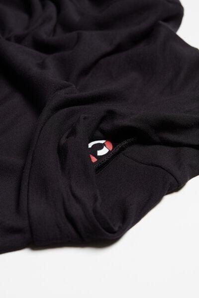 Black Long-Sleeve High-Neck Top, , large image number 4