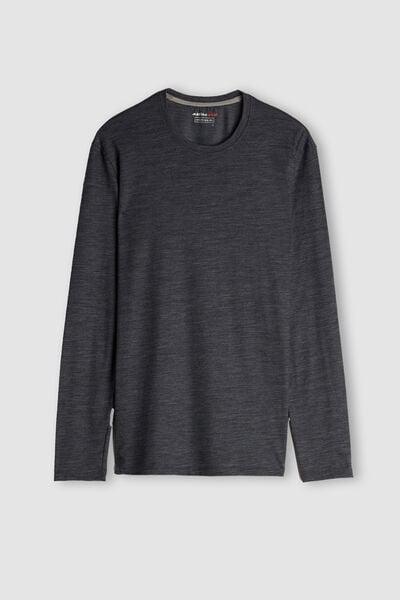 Grey Round Neckline Shirt, , large image number 2