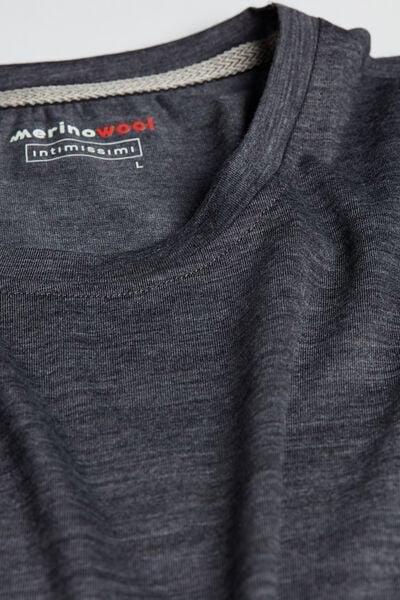 Grey Round Neckline Shirt, , large image number 4