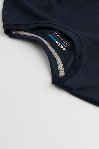 Blue Round Neckline Shirt, , large image number 3