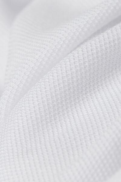 White Silk Modal Pique Shirt, , large image number 4